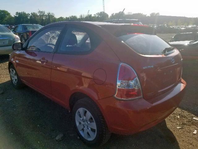 KMHCM3AC2AU157479 - 2010 HYUNDAI ACCENT BLU ORANGE photo 3