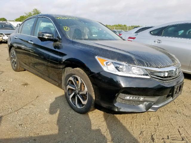 1HGCR2F90HA240757 - 2017 HONDA ACCORD EXL BLACK photo 1