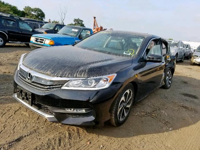 1HGCR2F90HA240757 - 2017 HONDA ACCORD EXL BLACK photo 2