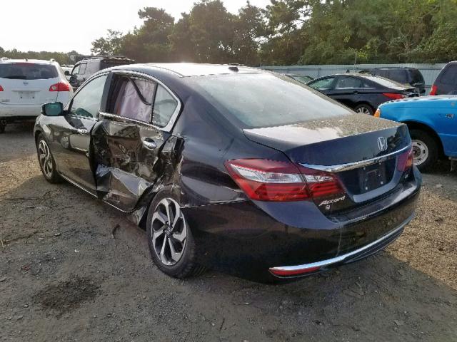 1HGCR2F90HA240757 - 2017 HONDA ACCORD EXL BLACK photo 3