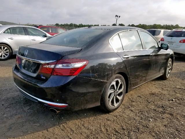 1HGCR2F90HA240757 - 2017 HONDA ACCORD EXL BLACK photo 4