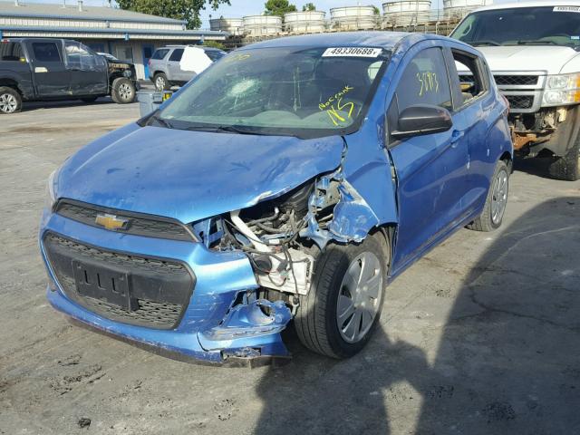 KL8CA6SA2GC550823 - 2016 CHEVROLET SPARK LS BLUE photo 2