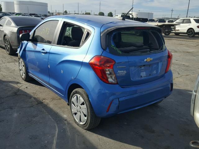 KL8CA6SA2GC550823 - 2016 CHEVROLET SPARK LS BLUE photo 3