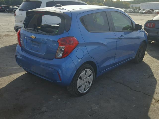 KL8CA6SA2GC550823 - 2016 CHEVROLET SPARK LS BLUE photo 4