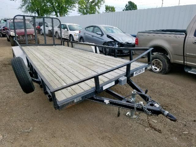 3CVU81823F2524763 - 2015 UTILITY TRAILER BLACK photo 1