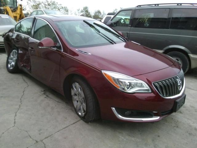 2G4GS5GX3G9203324 - 2016 BUICK REGAL PREM MAROON photo 1