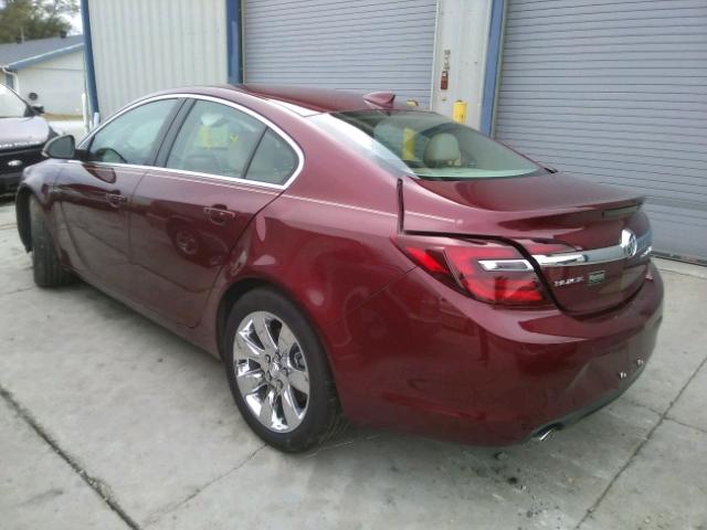 2G4GS5GX3G9203324 - 2016 BUICK REGAL PREM MAROON photo 3