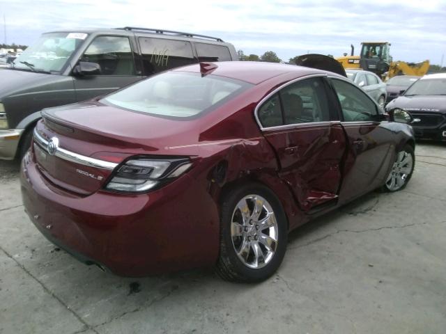 2G4GS5GX3G9203324 - 2016 BUICK REGAL PREM MAROON photo 4