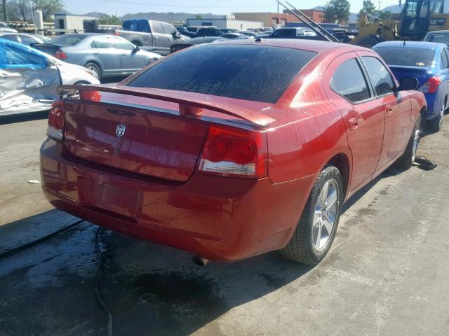 2B3KA33V59H560864 - 2009 DODGE CHARGER SX RED photo 4