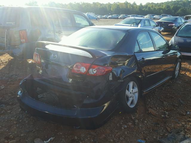 1YVFP80D435M02807 - 2003 MAZDA 6 S BLACK photo 4