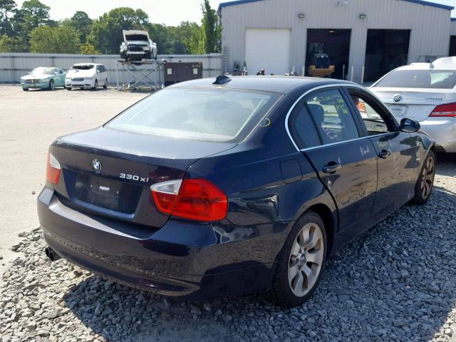 WBAVD335X6KV61822 - 2006 BMW 330 XI BLUE photo 4