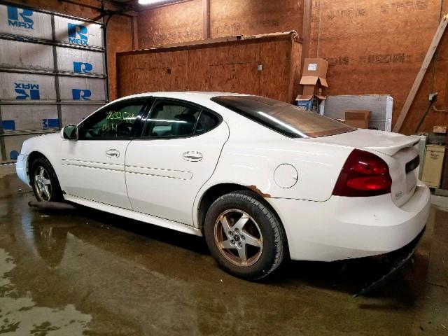 2G2WS522641222220 - 2004 PONTIAC GRAND PRIX WHITE photo 3