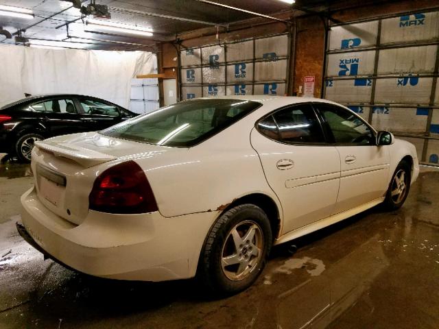 2G2WS522641222220 - 2004 PONTIAC GRAND PRIX WHITE photo 4