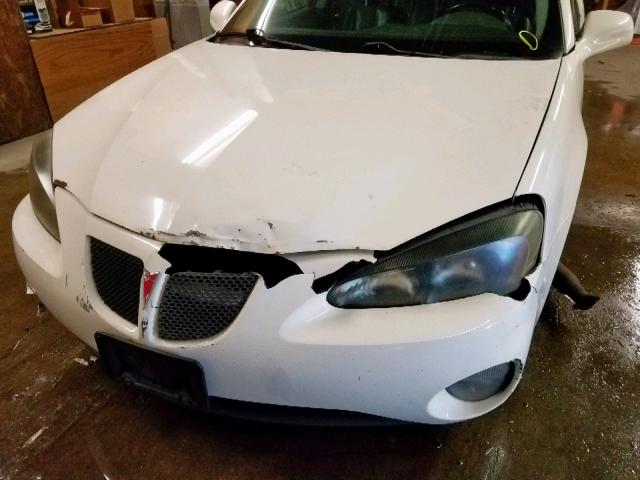 2G2WS522641222220 - 2004 PONTIAC GRAND PRIX WHITE photo 9