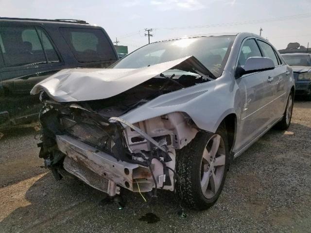 1G1ZC5E01CF244982 - 2012 CHEVROLET MALIBU 1LT SILVER photo 2