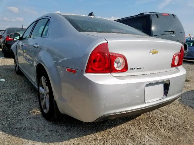 1G1ZC5E01CF244982 - 2012 CHEVROLET MALIBU 1LT SILVER photo 3