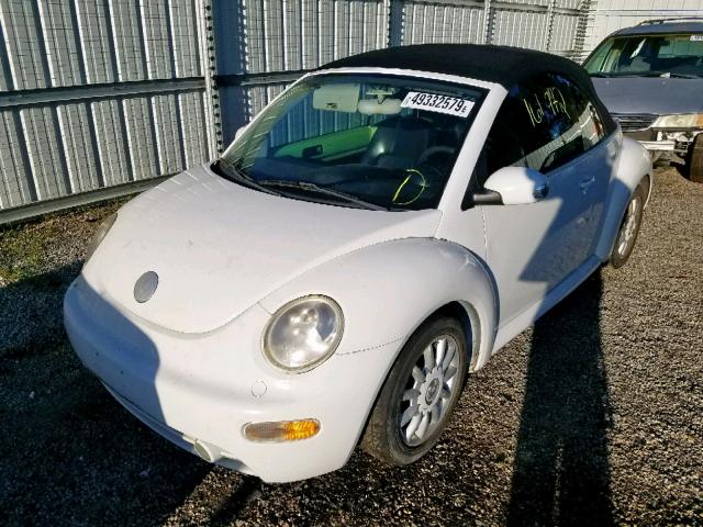 3VWCM21YX4M305684 - 2004 VOLKSWAGEN NEW BEETLE თეთრი ფოტო 2