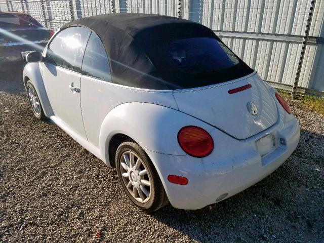 3VWCM21YX4M305684 - 2004 VOLKSWAGEN NEW BEETLE თეთრი ფოტო 3