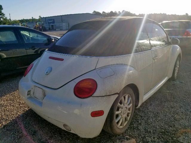 3VWCM21YX4M305684 - 2004 VOLKSWAGEN NEW BEETLE თეთრი ფოტო 4