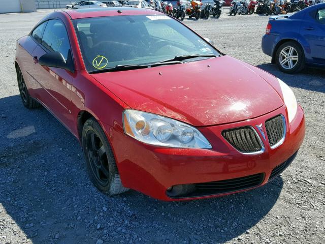 1G2ZH158664154576 - 2006 PONTIAC G6 GT RED photo 1