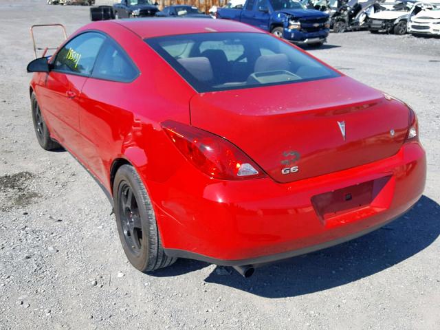 1G2ZH158664154576 - 2006 PONTIAC G6 GT RED photo 3