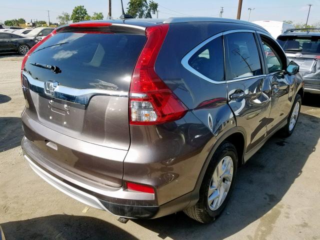 2HKRM3H78GH532463 - 2016 HONDA CR-V EXL GRAY photo 4