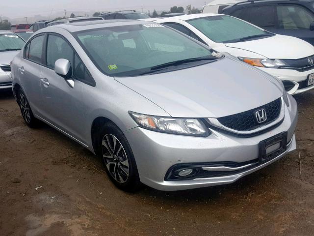 19XFB2F91DE286041 - 2013 HONDA CIVIC EXL 银色 照片 1