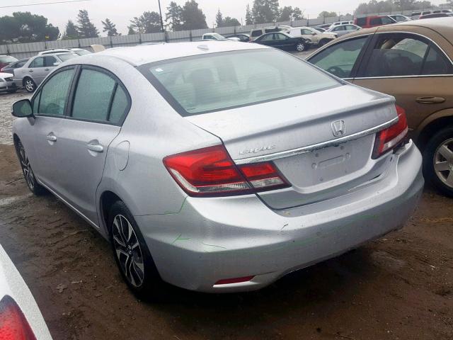 19XFB2F91DE286041 - 2013 HONDA CIVIC EXL 银色 照片 3