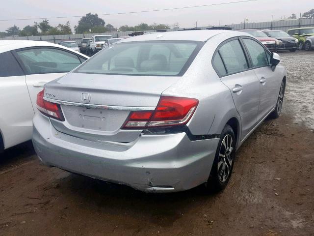 19XFB2F91DE286041 - 2013 HONDA CIVIC EXL 银色 照片 4