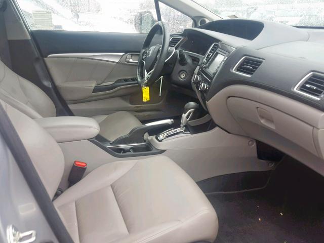 19XFB2F91DE286041 - 2013 HONDA CIVIC EXL 银色 照片 5