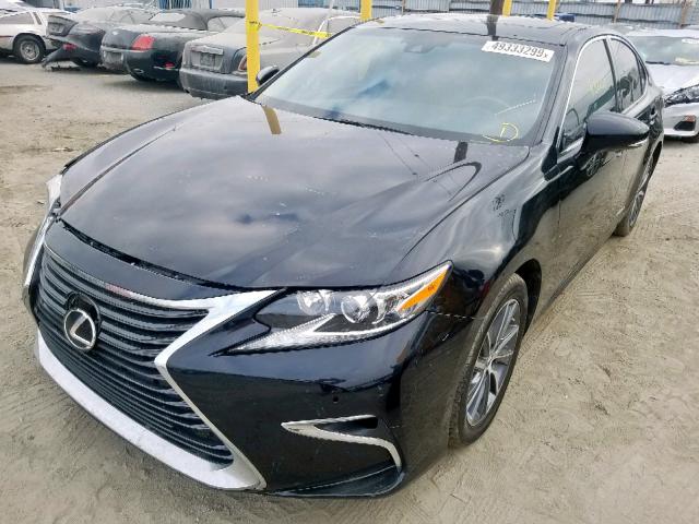 JTHBW1GG5G2122088 - 2016 LEXUS ES 300H BLACK photo 2