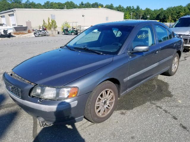 YV1RS61T842384272 - 2004 VOLVO S60 BLUE photo 2