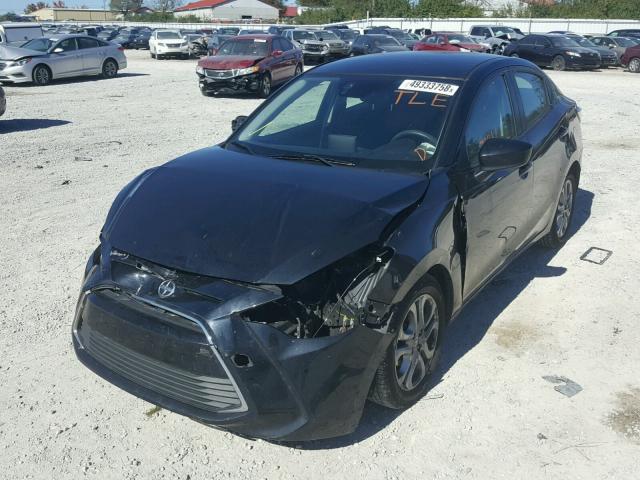 3MYDLBZV0GY102970 - 2016 TOYOTA SCION IA BLACK photo 2