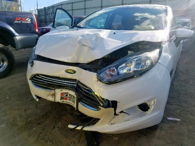 3FADP4EJ9KM120133 - 2019 FORD FIESTA SE WHITE photo 9