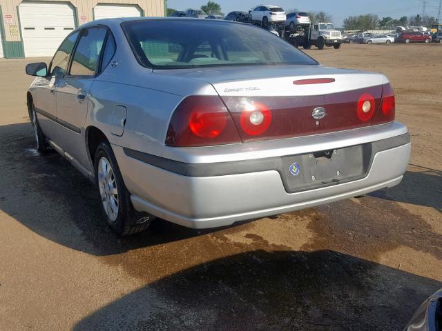 2G1WF55E729368462 - 2002 CHEVROLET IMPALA SILVER photo 3