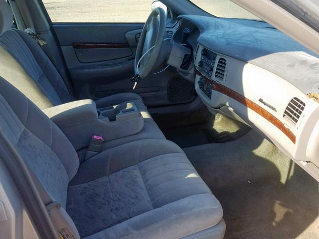 2G1WF55E729368462 - 2002 CHEVROLET IMPALA SILVER photo 5