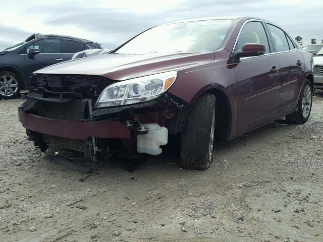 1G11C5SL2FF354892 - 2015 CHEVROLET MALIBU 1LT ბურგუნდია ფოტო 2