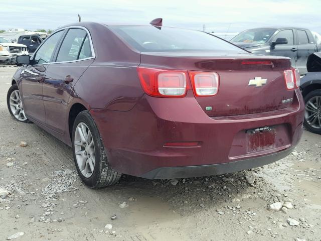 1G11C5SL2FF354892 - 2015 CHEVROLET MALIBU 1LT ბურგუნდია ფოტო 3