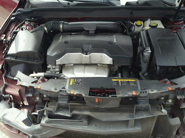 1G11C5SL2FF354892 - 2015 CHEVROLET MALIBU 1LT ბურგუნდია ფოტო 7