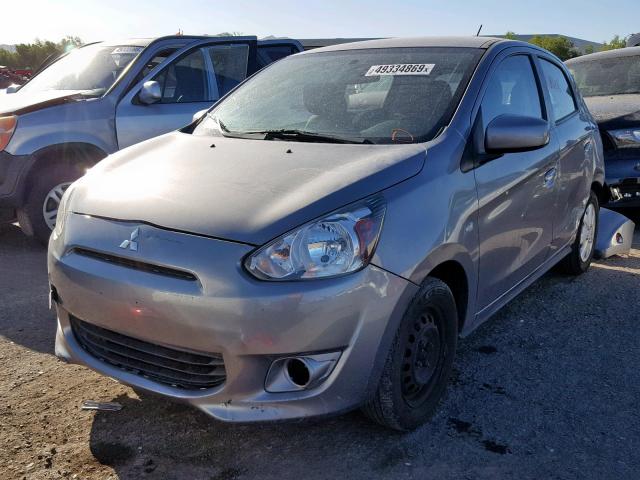 ML32A3HJ8FH046225 - 2015 MITSUBISHI MIRAGE DE GRAY photo 2