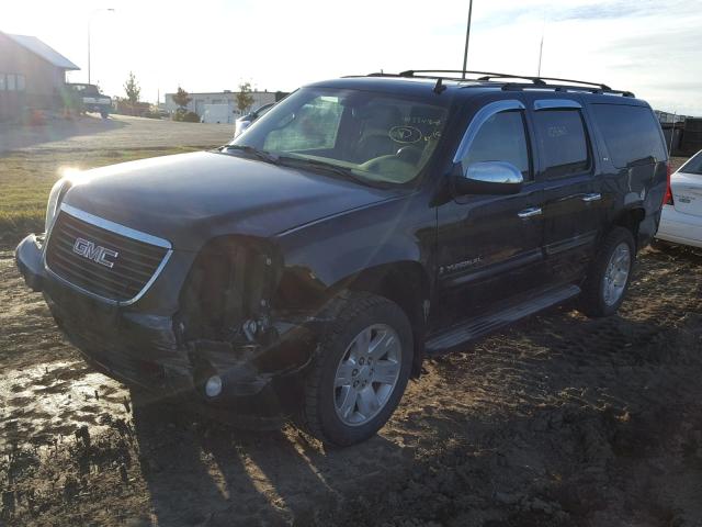 1GKFK16377J352819 - 2007 GMC YUKON XL K BLACK photo 2