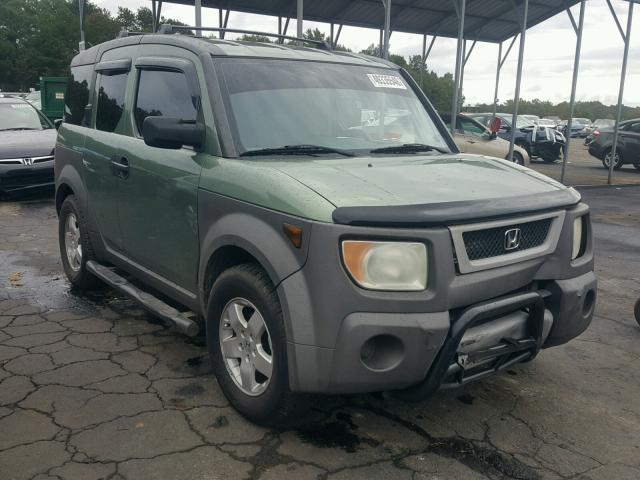 5J6YH185X3L019007 - 2003 HONDA ELEMENT EX GREEN photo 1