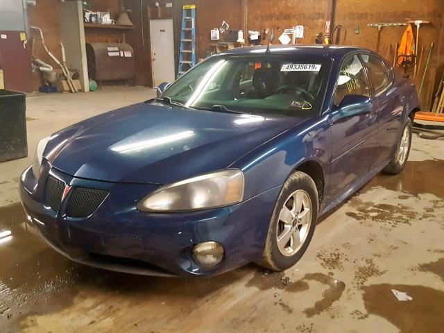 2G2WP522151352019 - 2005 PONTIAC GRAND PRIX TEAL photo 2