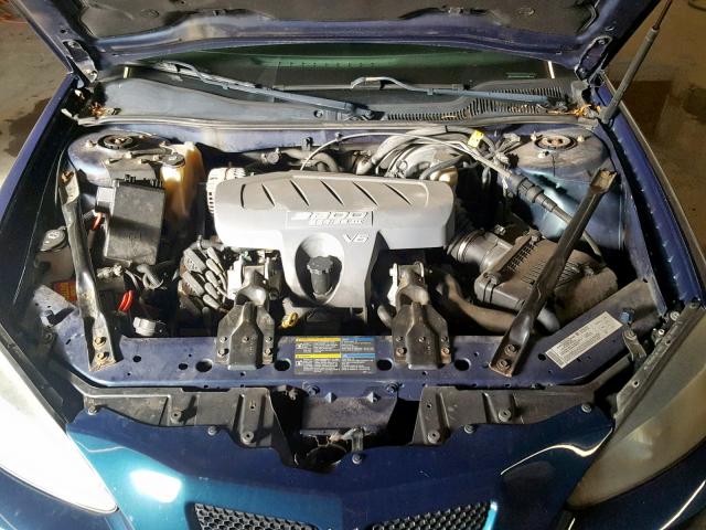2G2WP522151352019 - 2005 PONTIAC GRAND PRIX TEAL photo 7
