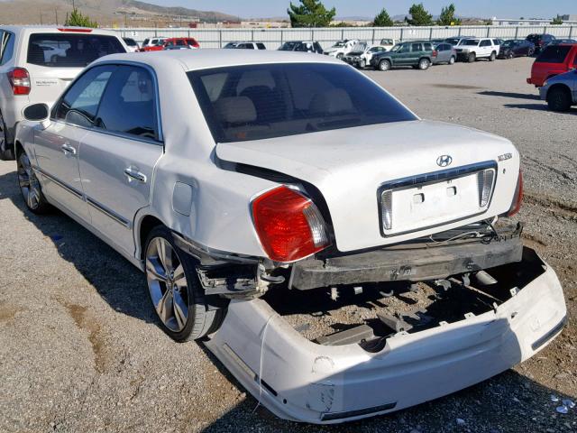 KMHFU45EX5A392699 - 2005 HYUNDAI XG 350 WHITE photo 3