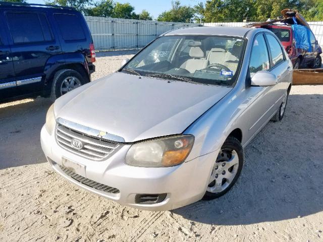 KNAFE221295634954 - 2009 KIA SPECTRA EX SILVER photo 2