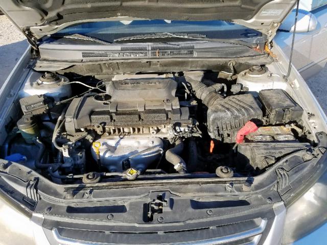 KNAFE221295634954 - 2009 KIA SPECTRA EX SILVER photo 7