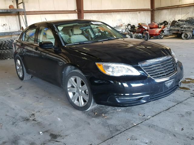 1C3CCBBG5CN150000 - 2012 CHRYSLER 200 TOURIN BLACK photo 1