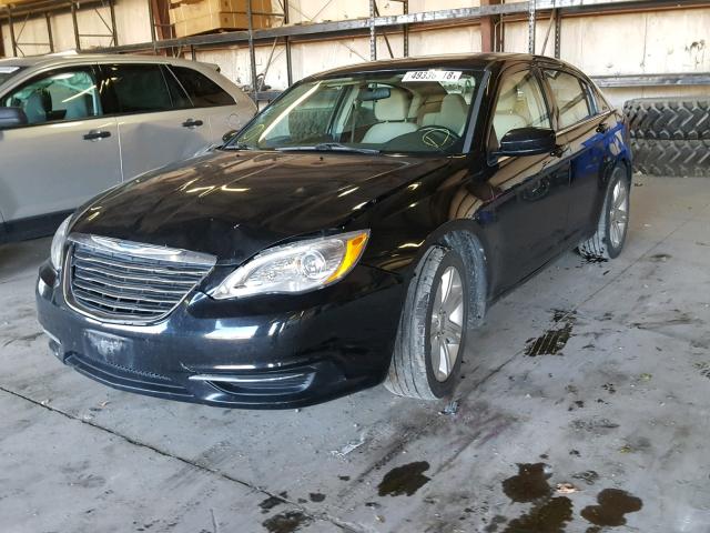 1C3CCBBG5CN150000 - 2012 CHRYSLER 200 TOURIN BLACK photo 2