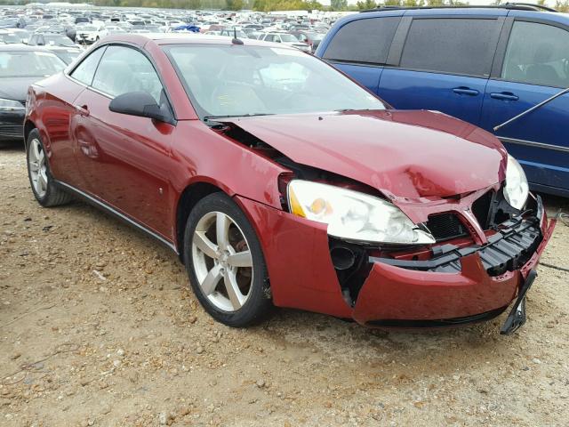 1G2ZH36N584291673 - 2008 PONTIAC G6 GT MAROON photo 1